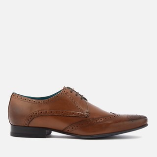 TED BAKER Hosei 男士布洛克风格雕花皮鞋 Tan UK7