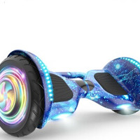 领奥 儿童自平衡车成人智能电动两轮发光扭扭车新款10寸越野思维体感代步车双轮安全便携手提学生平行越野智能版星空车   6.5寸+10寸扭扭车