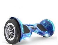 领奥 儿童自平衡车成人智能电动两轮发光扭扭车新款10寸越野思维体感代步车双轮安全便携手提学生平行越野加强版星空  6.5寸+10寸扭扭车