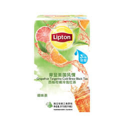 Lipton立顿 西柚柑橘风味 冷泡红茶 37.5g *7件