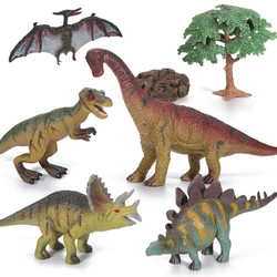 活石 Q9899-M1恐龙5只装 仿真恐龙模型侏罗纪公园世界男孩早教认知礼物 *2件