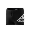 adidas 阿迪达斯 儿童泳裤男童青少年速干透气舒适泳衣游泳裤 黑色 152            DQ3380 (黑色、 152 、聚酯纤维、分体)