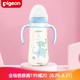 贝亲（Pigeon）奶瓶宽口径耐摔大容量彩绘双把手自然实感330ml AA170