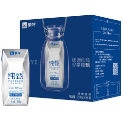 蒙牛 纯甄 常温酸奶 200g*24盒 *2件
