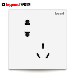 TCL-legrandTCL-罗格朗 开关插座五孔插座 仕典白五孔 10只装