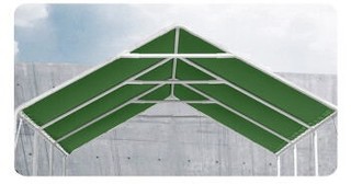 Sibada 汽车停车棚遮阳棚防晒家用户外广告帐篷移动车库 军绿色 宽2.8米*长5.3米 迷彩