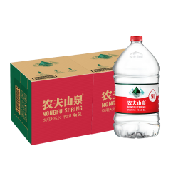 农夫山泉 饮用天然水 5L*4瓶*2箱