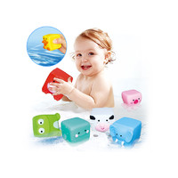 huanqi环奇 儿童戏水玩具婴儿游泳沐浴洗澡喷水喷喷乐捏捏叫6件套装