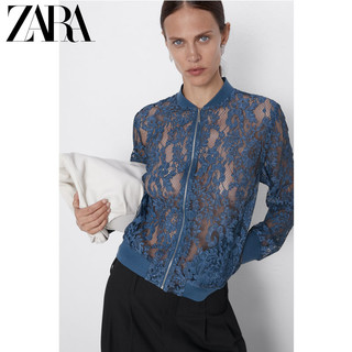 ZARA 08741232400 女士蕾丝飞行员夹克