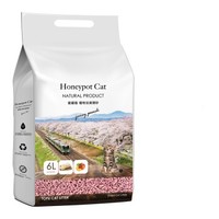 HONEYPOT CAT 蜜罐猫 阿奇猫 除臭猫砂豆腐砂5种气味  整箱发货 水蜜桃  36L 6袋 36L