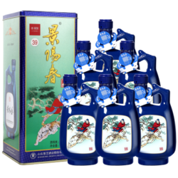 景芝 景阳春 39度 浓香型白酒 500ml*6瓶