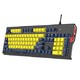 FirstBlood F11 黄金骑士 机械键盘（Cherry红轴、PBT SA球帽、白光）