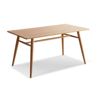 99划算节：源氏木语 Y17R01 樱桃木长方形餐桌 1.3m