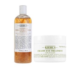 Kiehl’s 科颜氏 金盏花水500ml+牛油果眼霜28ml