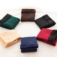 Langsha 浪莎 女士加绒加厚保暖袜