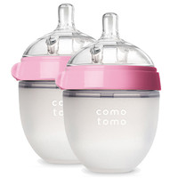 Comotomo 可么多么 婴儿全硅胶防摔奶瓶  250ML 两个装