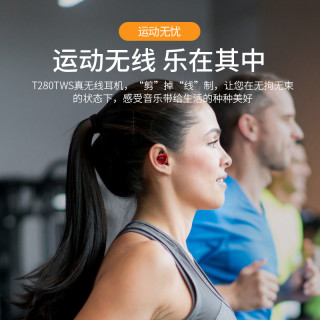 JBL 杰宝 T280TWS 无线蓝牙耳机