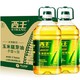 西王食用油 非转基因玉米胚芽油3.78L*2 整箱装 *2件