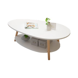 北欧双层茶几小户型现代客厅桌子简约茶桌创意沙发边几角几小圆桌