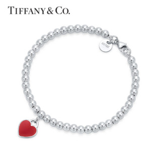 Tiffany&Co. 蒂芙尼 61941797 经典款红心珠手链
