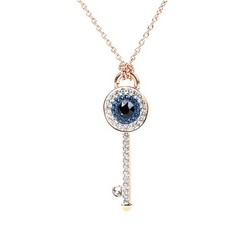 SWAROVSKI 施华洛世奇 5437517 DUO EVIL EYE 恶魔之眼钥匙项链