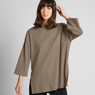 UNIQLO 优衣库 426082 女士罗纹休闲长衫