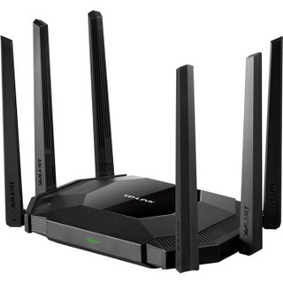 TP-LINK 普联 TL-WDR7680 千兆易展 Turbo版 双频1900M 千兆无线家用路由器 WiFi 5 黑色