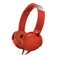 索尼（SONY）头戴式立体声耳机MDR-XB550APRCCN(红色)