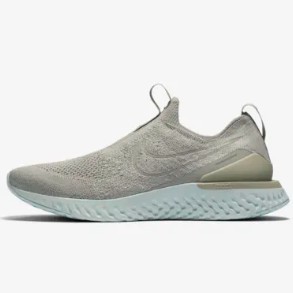 NIKE 耐克 Epic Phantom React FK 男子跑步鞋BV0417 (白色/氢蓝/紫蓝、42)