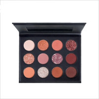 VNK 金沙绯红彩妆眼影盘多功能组合眼影修容高光腮红 女便携日常大地色少女系 金沙绯红