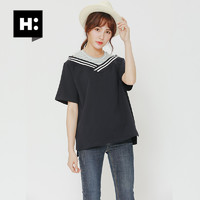 H:CONNECT 30173-131-902-06 女式休闲假两件短袖T恤