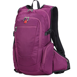 索宝 Soarpop 休闲运动包 户外旅行学生包电脑包双肩包背包 BB4336MPE紫色