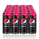 百事可乐 Pepsi 无糖树莓味 汽水碳酸饮料 330ml*24罐 整箱装 百事可乐出品 *3件