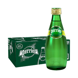  Perrier 巴黎水 含气青柠味饮料 330ml*24瓶 *2件