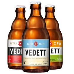 VEDETT/白熊  比利时原装进口 白熊精酿啤酒组合装*3瓶 *5件