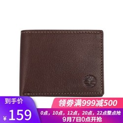 添柏岚（Timberland）钱包 男士皮质短款钱包 D01387 棕色D10222 01-Brown *6件