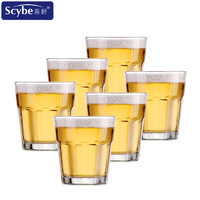 Scybe/喜碧洛克杯180ml*6只装玻璃杯（包邮）