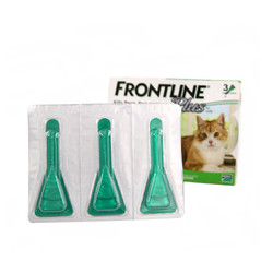 9日0点：FRONTLINE 福来恩 猫咪体外驱虫滴剂 3支装（前2500） *2件
