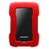 百亿补贴：ADATA 威刚 HD330 移动硬盘 (红色、1TB)