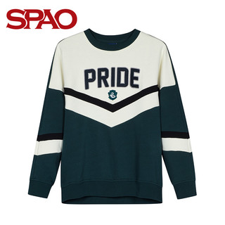 SPAO SPMW949D10 哈利波特联名款情侣V字拼色卫衣