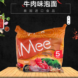 iMee 艾米 方便面 (350g、牛肉味、袋装)