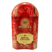 斯里兰卡进口 豪伦思(HYLEYS)红茶散茶 精装锡兰大叶红茶休闲旅行铁盒装100g *9件