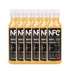 农夫山泉 NFC果汁 鲜果零添加饮料 8瓶装 苹果香蕉300ml*8瓶 *3件