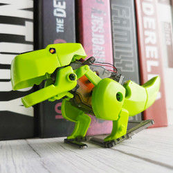 欢想 太阳能机器人玩具 机甲恐龙3合1
