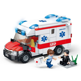 移动端：GUDI 古迪积木消防系列 9220 医疗救护车
