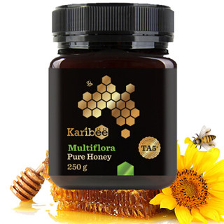 Karibee 可瑞比澳洲原装进口百花蜜TA5+天然活性蜂蜜250g *4件