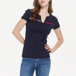 Tommy Hilfiger 汤米希尔费格 女士V领T恤