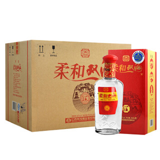 双沟 柔和双沟红 42度 整箱装白酒 450ml*6瓶（内含3个礼袋） 口感绵柔浓香型