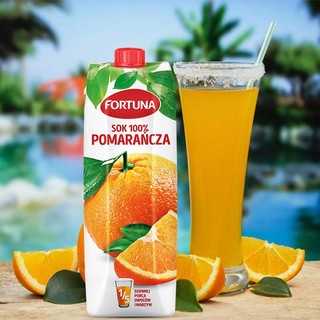 富尔图娜 菠萝汁/黑加仑汁 1L*4瓶