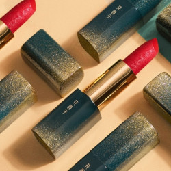 花西子花隐星穹雕花雾面口红